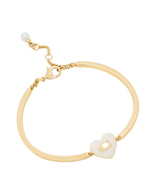 COACH Bracelets in het Metallic