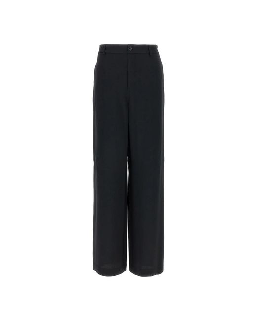 Moschino Black Wide Trousers