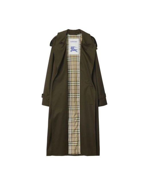 Burberry Brown Stilvolle Mäntel Kollektion