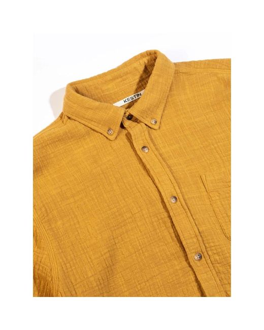 Kestin Yellow Casual Shirts for men