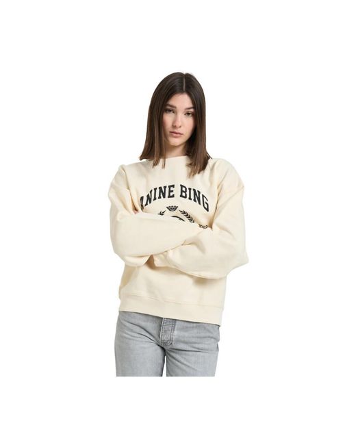 Anine Bing Natural Sweatshirts