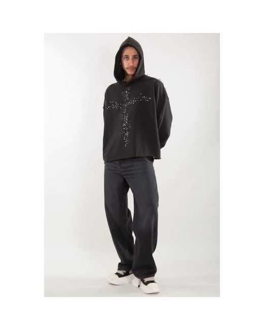 M I S B H V Hoodies in het Black voor heren