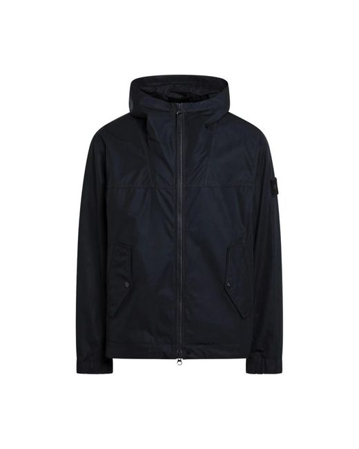 Stone Island Blue Light Jackets for men