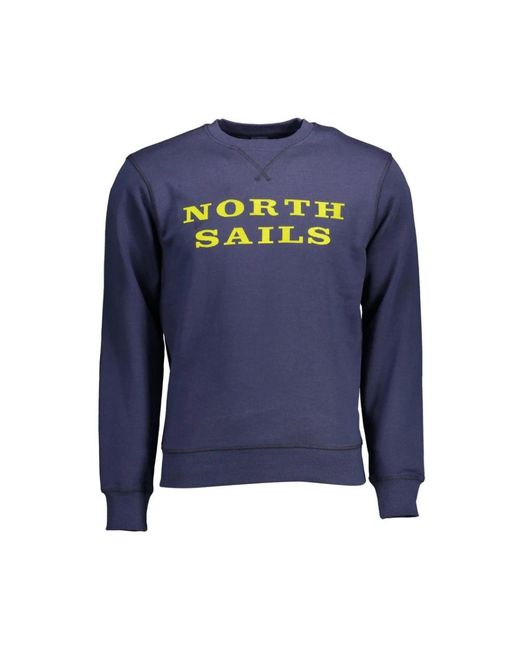 North Sails Blue Sweatshirts for men