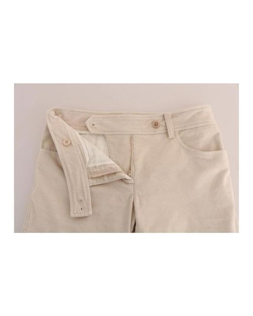 Trousers > cropped trousers Ermanno Scervino en coloris Natural
