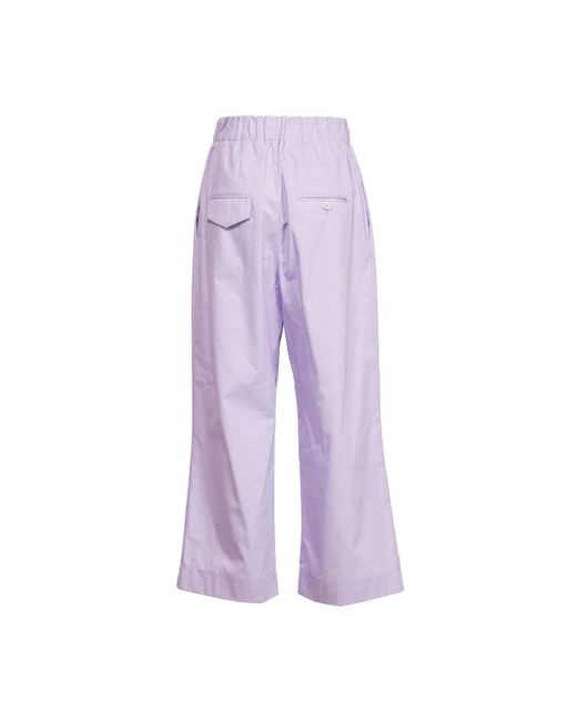 Jejia Purple Wide Trousers