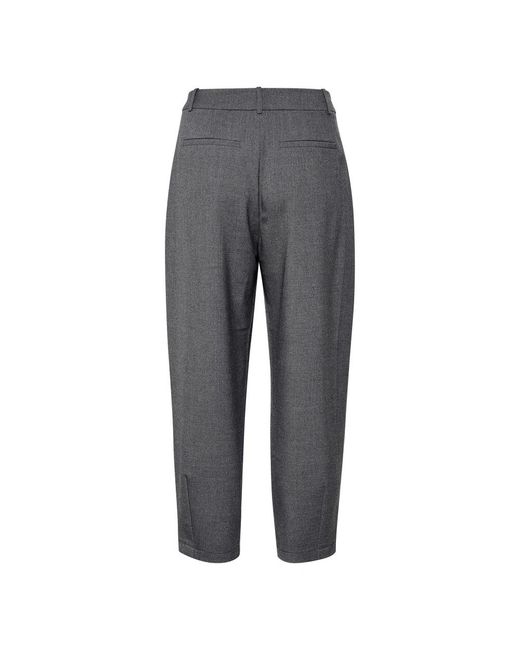 Kaffe Gray Tapered Trousers