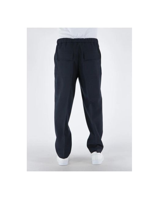Jil Sander Blue Sweatpants for men