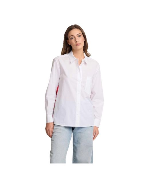 Kocca Overhemden ,Wit ,Camicia Con Stampa Pop-Art in het White