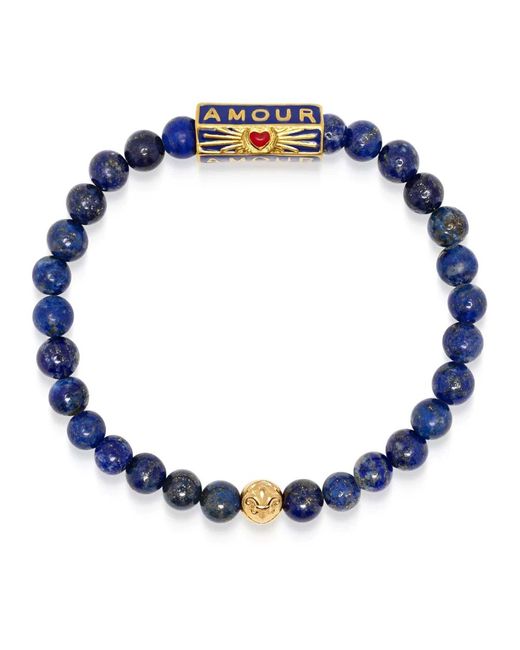Nialaya Amour Armband in Blue für Herren