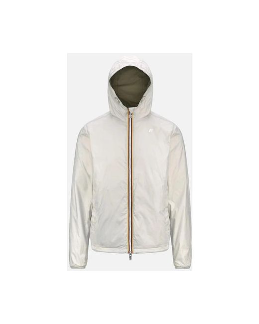 K-Way Jake Plus.2 Reversible Jacket in het Green voor heren