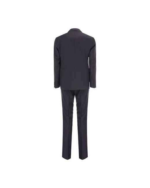 Tagliatore Blue Single Breasted Suits for men