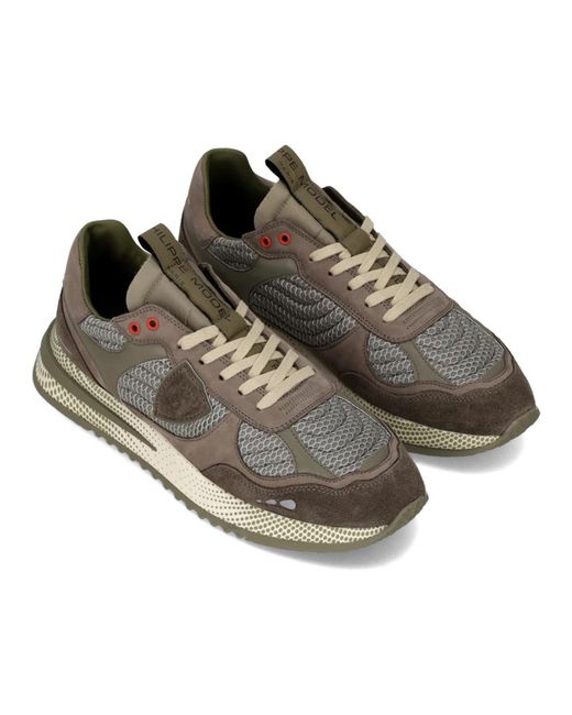 Philippe Model Brown Sneakers for men