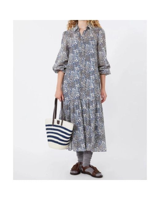 Weekend by Maxmara Blue Shirt Dresses