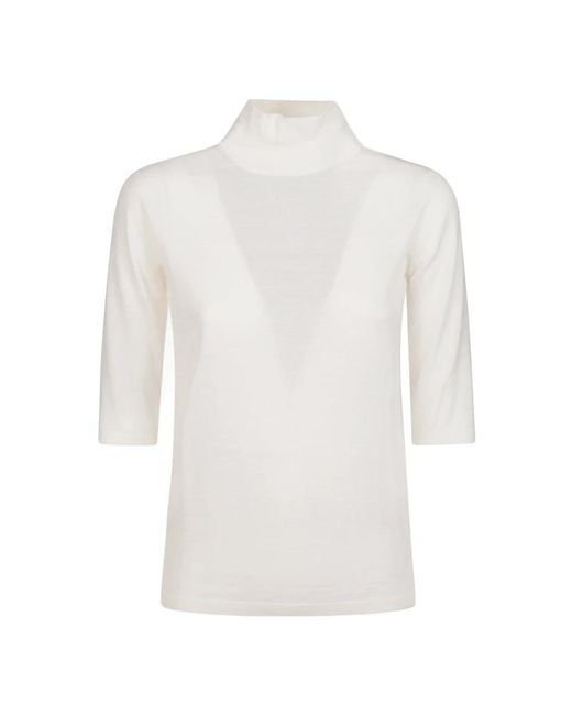 Max Mara White Turtlenecks
