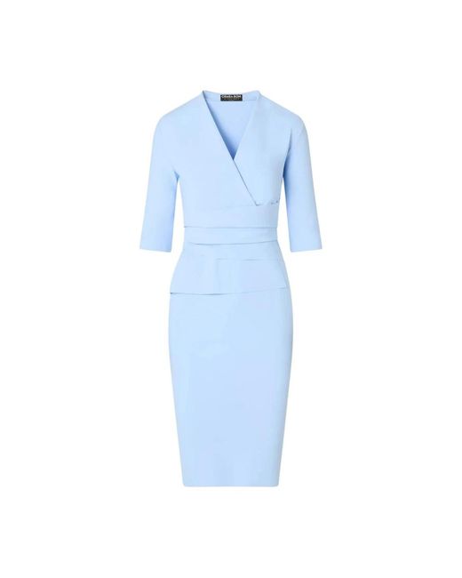 Chiara Boni Blue Midi Dresses