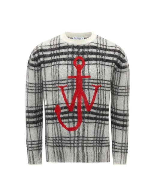 J.W. Anderson Gray Round-Neck Knitwear for men
