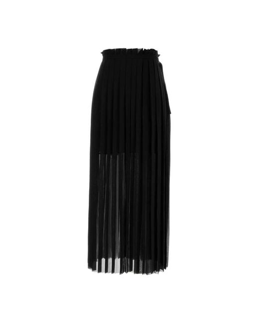 AMI Black Maxi Skirts