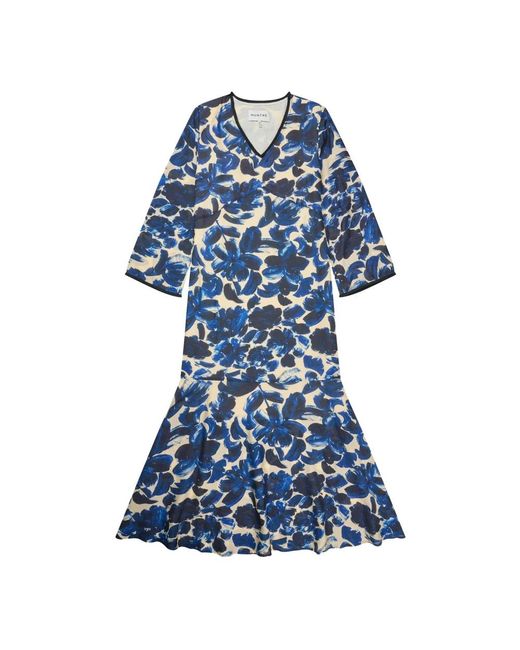Munthe Maxi Jurk in het Blue