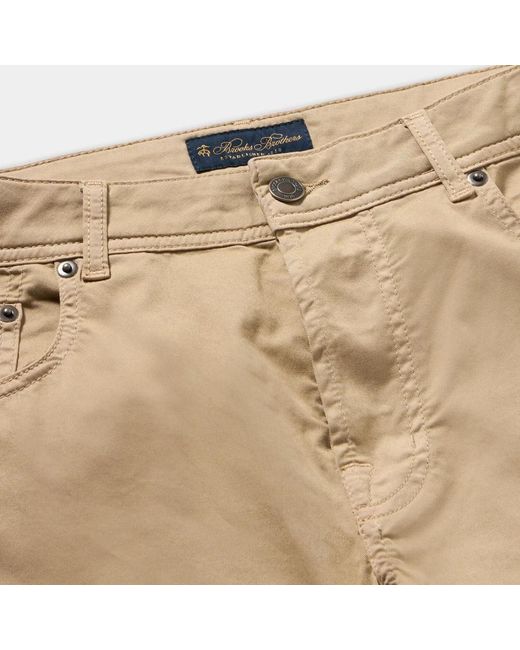 Brooks Brothers Natural Slim-Fit Trousers for men