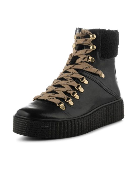 Shoe The Bear Black Lace-Up Boots