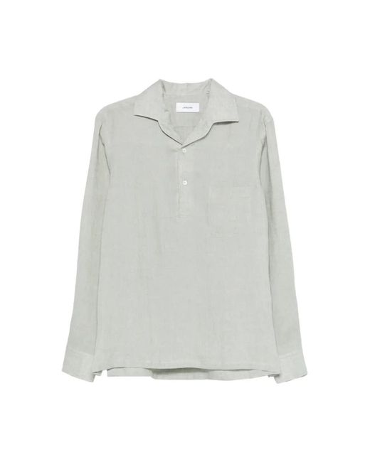 Lardini Camicia Ricerca in het Gray voor heren