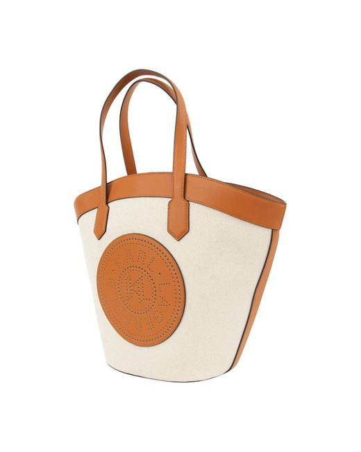 Karl Lagerfeld Orange Handbags