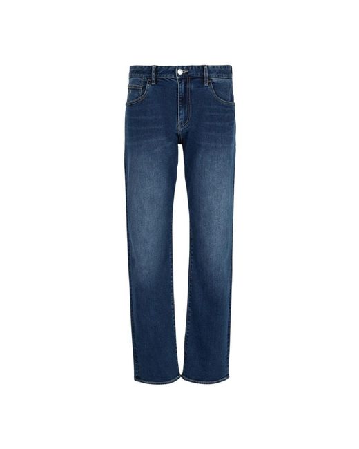 Armani Exchange Blue Slim-Fit Jeans for men