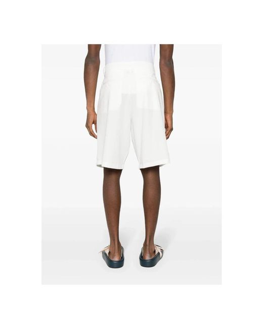 FAMILY FIRST White Casual Shorts for men