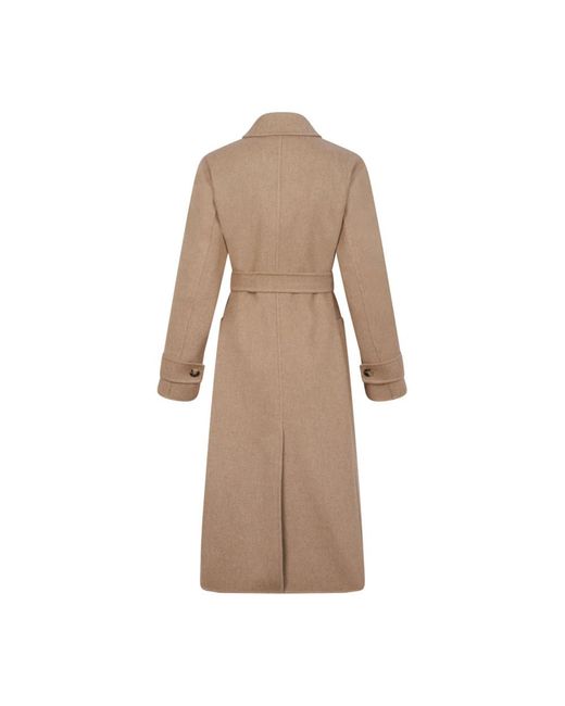 Max Mara Natural Belted Coats