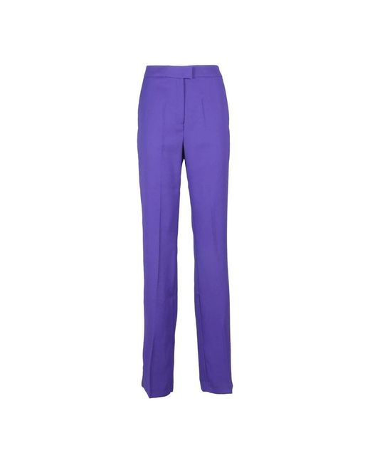 ANDAMANE Purple Straight Trousers