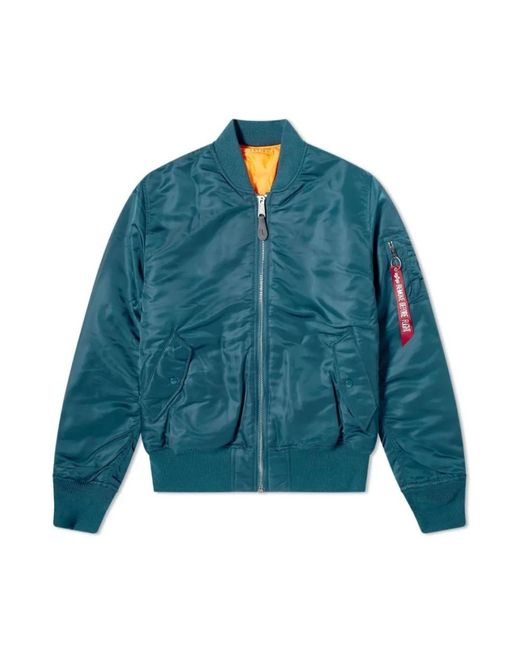 Alpha Industries Blue Bomber Jackets for men
