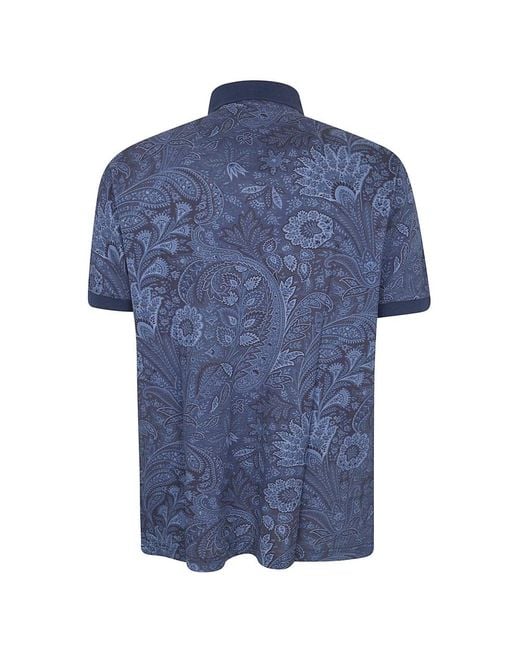 Etro Blue Polo Shirts for men