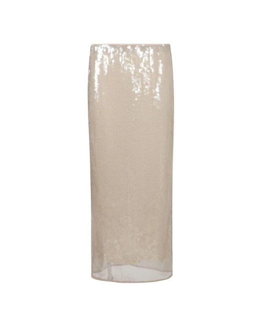 Midi Skirts Staud en coloris Natural