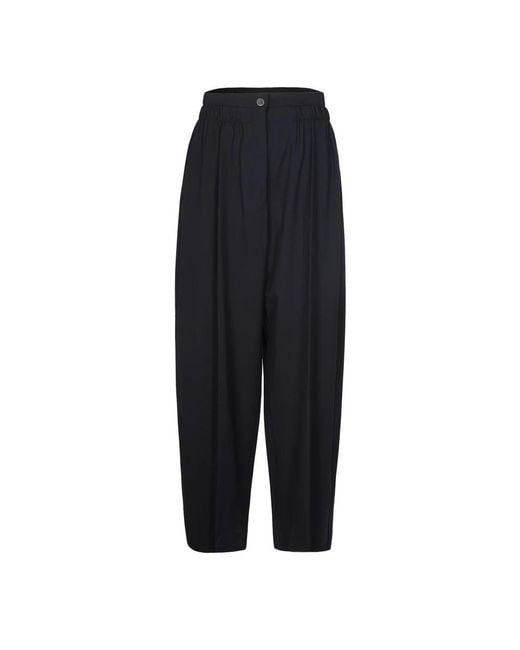Sportmax Black Wide Trousers