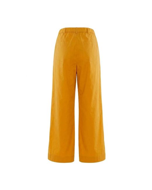 Nenette Yellow Wide Trousers