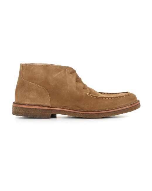 Astorflex Brown Lace-Up Boots for men