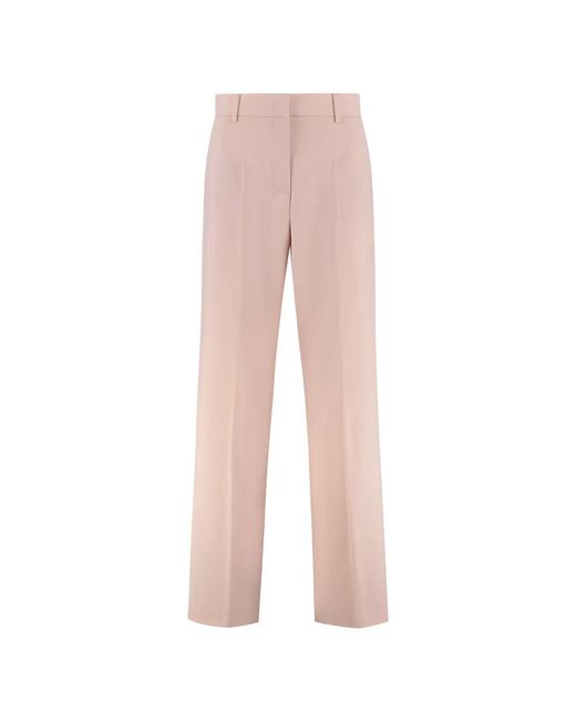 Weekend by Maxmara Straight Trousers in het Pink
