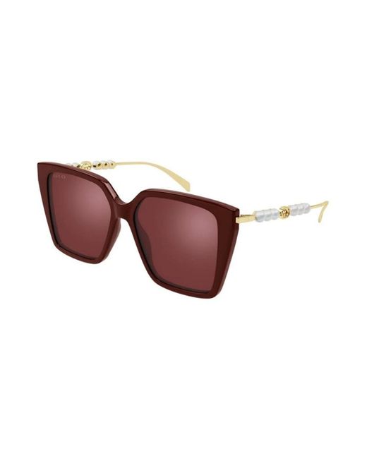 Gucci Red Sunglasses