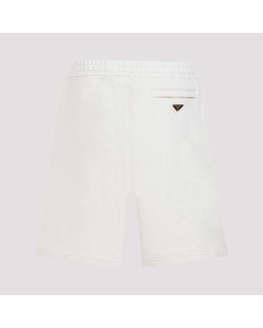 Prada White Casual Shorts for men