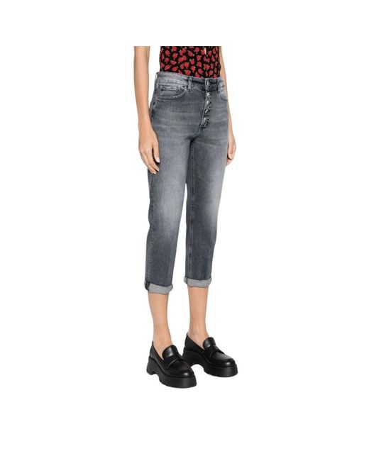 Dondup Blue Cropped Jeans