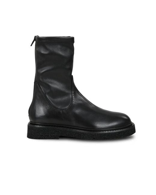 Guglielmo Rotta Black Ankle Boots