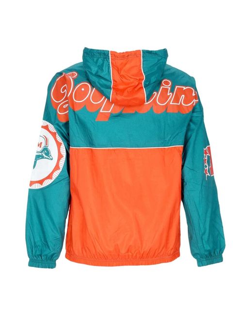Mitchell & Ness Jassen ,Veelkleurig ,Nfl Team Og 2.0 Anorak Windbreaker in het Blue voor heren