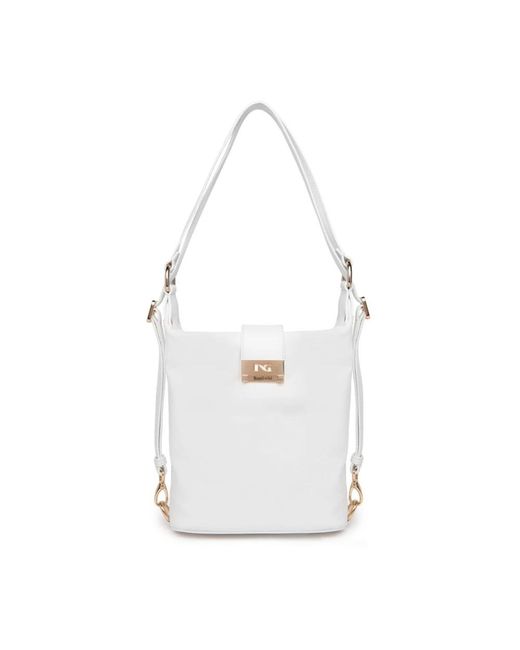 Nero Giardini White Shoulder Bags