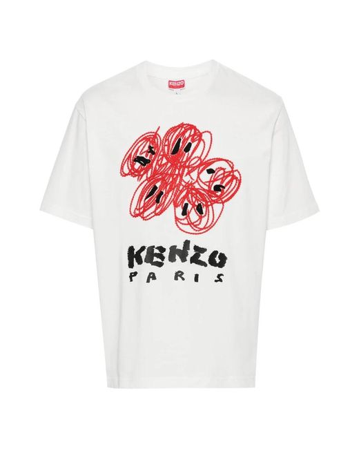 KENZO White T-Shirts for men