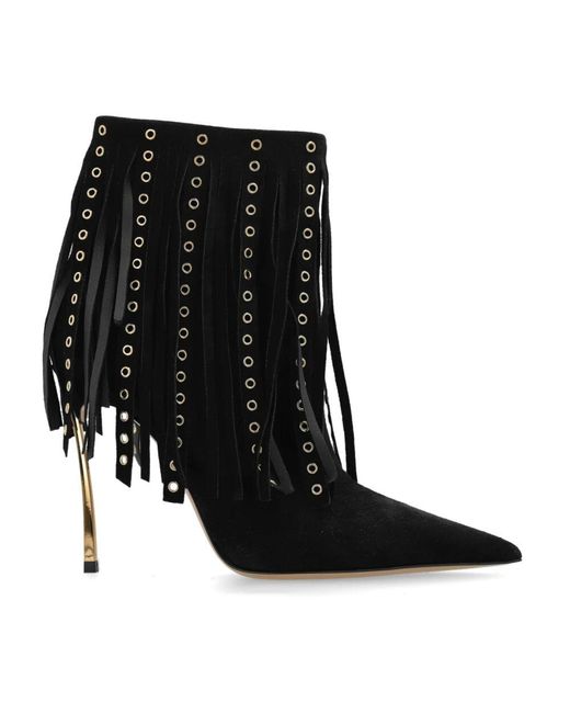 Casadei Black Heeled Boots