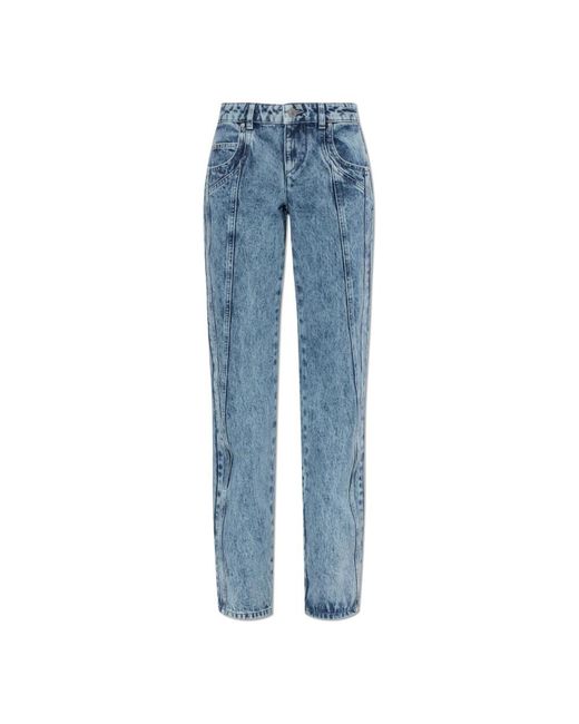 Isabel Marant Blue Straight Jeans