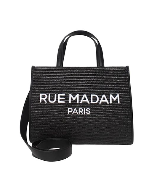 Handbags Rue Madam de color Black