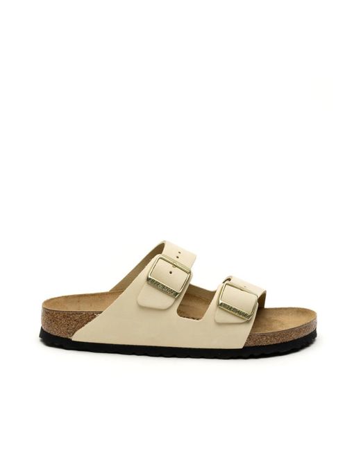 Birkenstock Natural Sliders