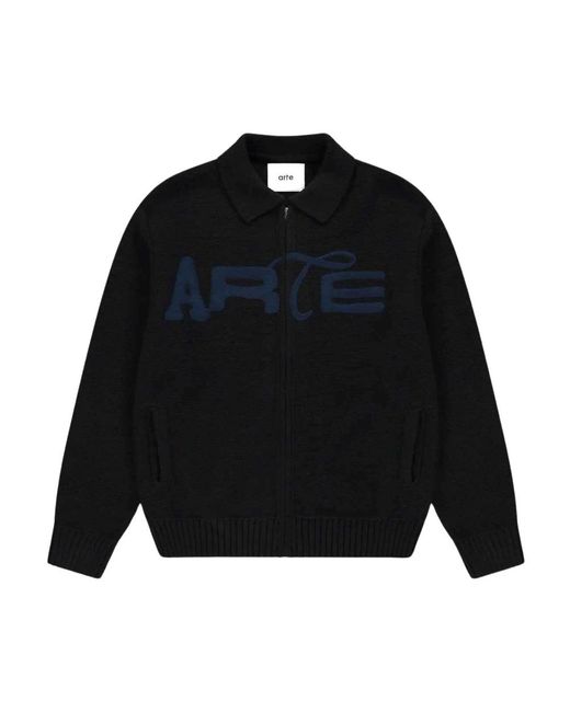 Cardigans Arte' pour homme en coloris Black